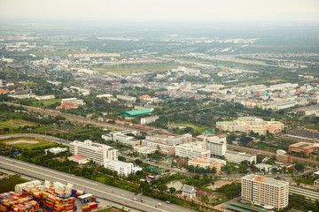 Fototapeta premium Outlying areas of Bangkok