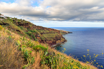 Obraz premium Coastline on Ponta do Garajau, Madeira, Portugal