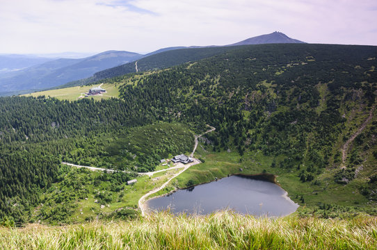 Fototapeta Góry Karkonosze - panoramie