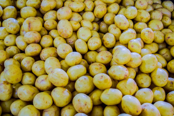 Brushed or white potatoes