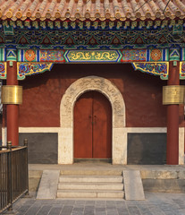 Famous Lama Temple in Beijing, China