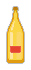 Beer bottle vector