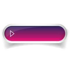 Purple glossy web bar button vector