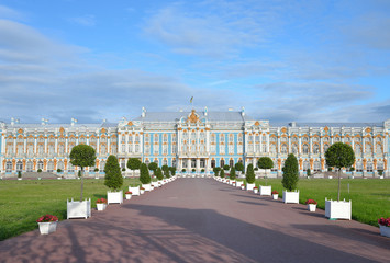 Catherine Palace in Tsarskoe Selo.