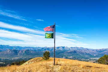 American Flag Landscape