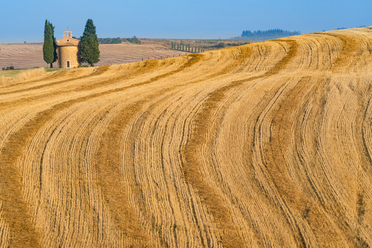 Capella Di Vitaleta Tuscany, Italy