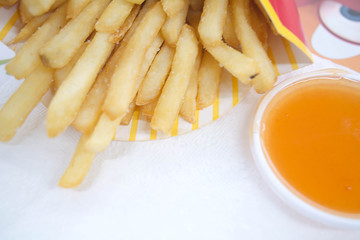 French fries with Chilli sauce