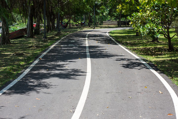 Obraz premium bicycle path