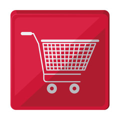 shopping cart isolated icon design, vector illustration  graphic 