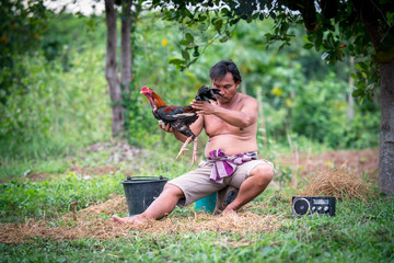 Asian man with his Gamecocks