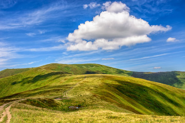 path to the mountain top