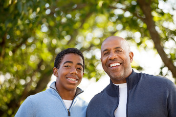 African American Father and Son