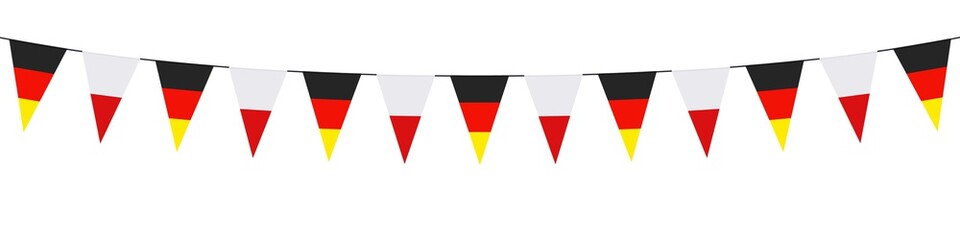 Banner. Garland, pennants. Germany, Poland 