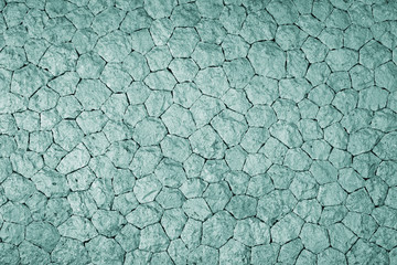 Blue stone wall background