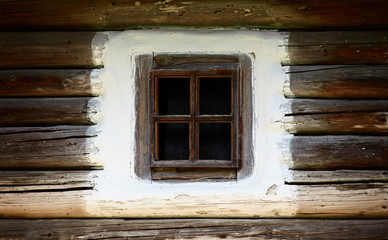 Wooden vintage window
