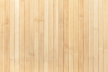 Texture of wooden light background. Bamboo traditional napkin for a table.