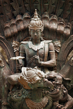 Statue of Shiva on Garuda, Bali, Indonesia