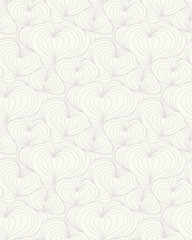 Vector floral background of drawn lines
