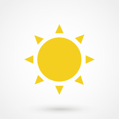 yellow sun icon