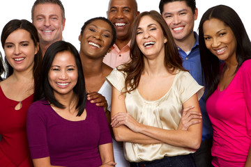 Large group of people.