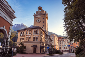 Rosa Khutor. Krasnaya Polyana. Sochi.