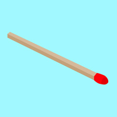 match vector illustration