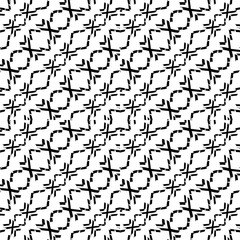 Abstract geometry black and white hipster fashion pillow tribal pattern