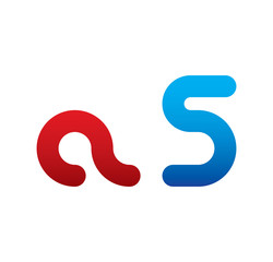 a5 logo initial blue and red 