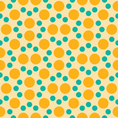 Vector modern seamless colorful geometry dot pattern. color abstract geometric background. pillow and bed sheet multicolor design. creative art deco. hipster fashion print