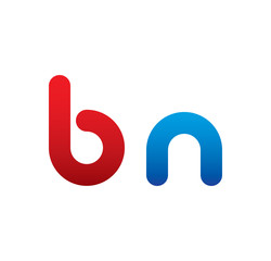 bn logo initial blue and red