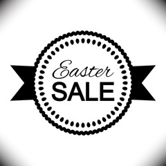 Easter Sale Poster design. Vector Illustration template
