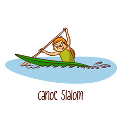 Summer Olympic Sports. Canoe Slalom