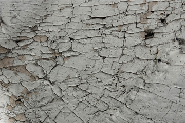 cracks on the old wall, old paint, texture