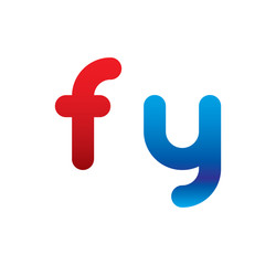 fy logo initial blue and red