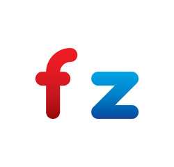 fz logo initial blue and red