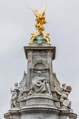 Fototapeta na wymiar Queen Victoria Memorial (1911) near Buckingham Palace, London UK
