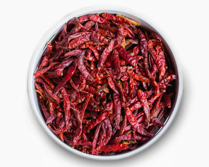 Dried red chillies