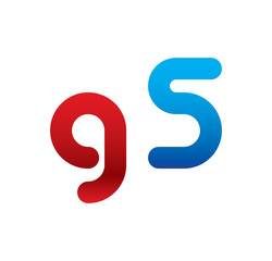 g5 logo initial blue and red