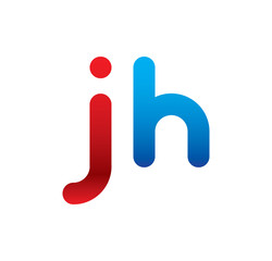 jh logo initial blue and red 