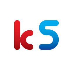 k5 logo initial blue and red 