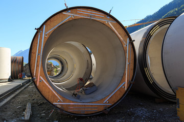 Concrete Microtunneling Pipes in Production