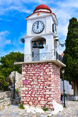 Skiathos town on the Skyathos island, Greece.