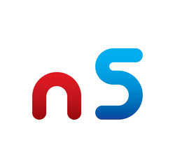 n5 logo initial blue and red 