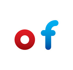 of logo initial blue and red 
