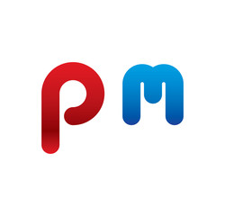 pm logo initial blue and red 