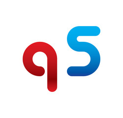 q5 logo initial blue and red 