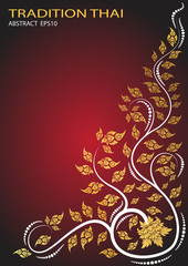 Leaf of thai tradition