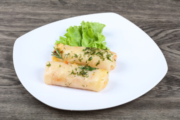 Stuffed cabbage rolls