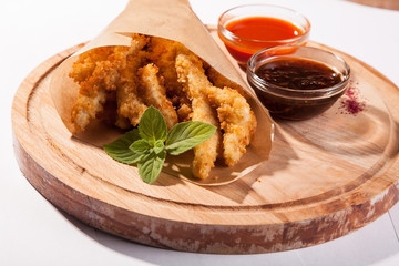 beer snack chicken in batter
