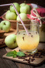 Fresh boiled compote.